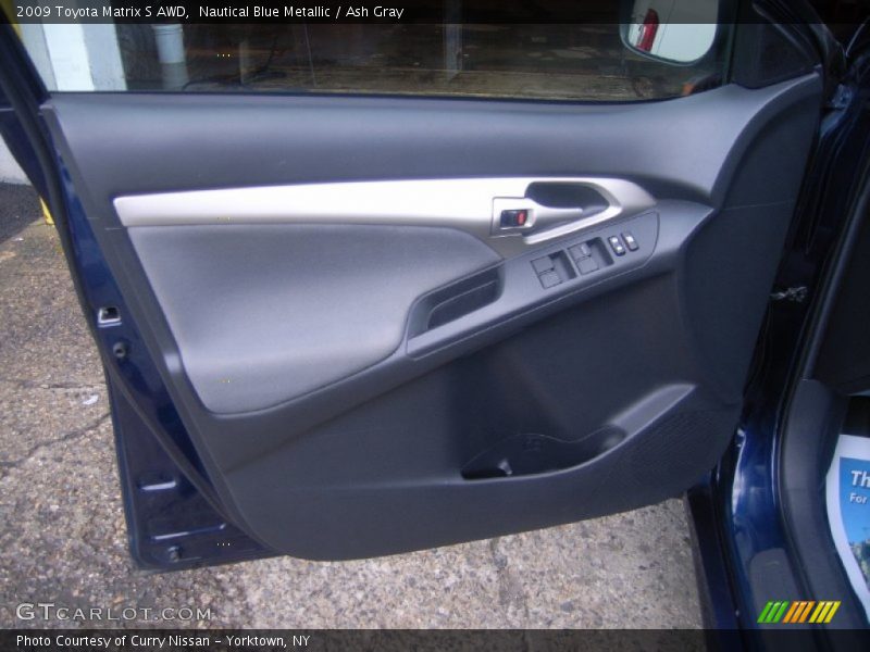 Nautical Blue Metallic / Ash Gray 2009 Toyota Matrix S AWD
