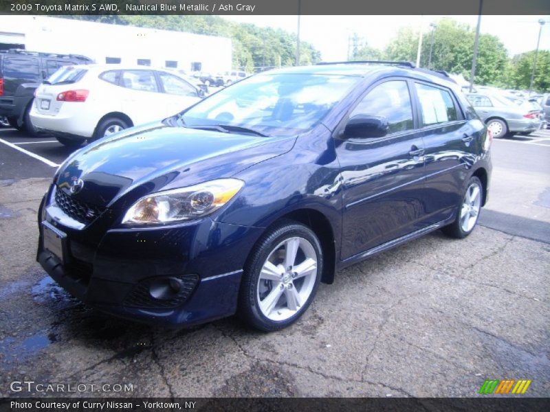 Nautical Blue Metallic / Ash Gray 2009 Toyota Matrix S AWD