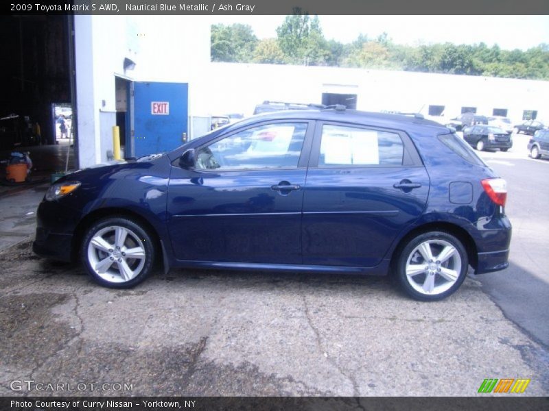 Nautical Blue Metallic / Ash Gray 2009 Toyota Matrix S AWD
