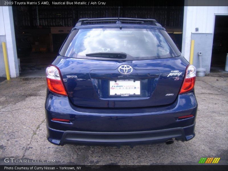 Nautical Blue Metallic / Ash Gray 2009 Toyota Matrix S AWD