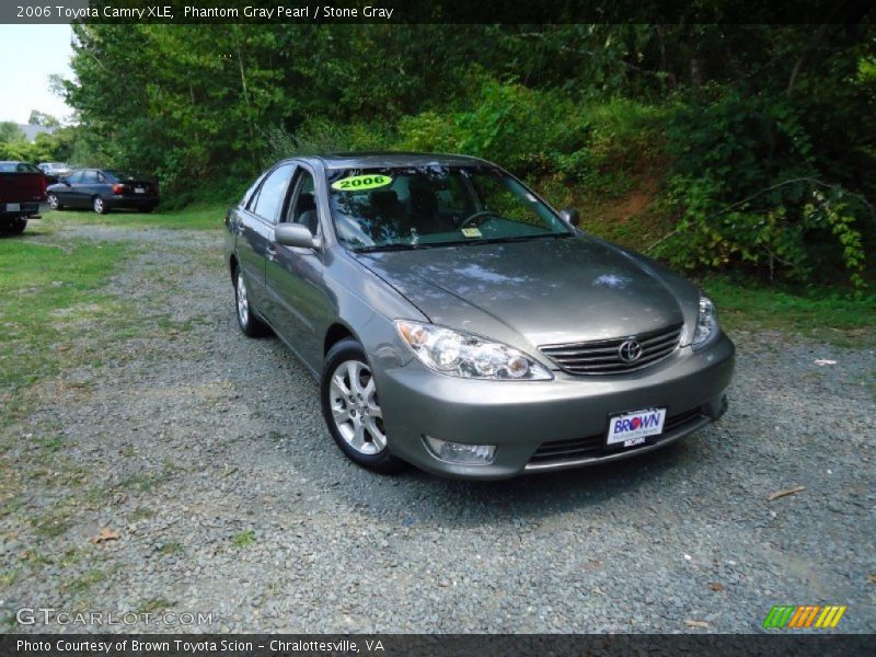 Phantom Gray Pearl / Stone Gray 2006 Toyota Camry XLE