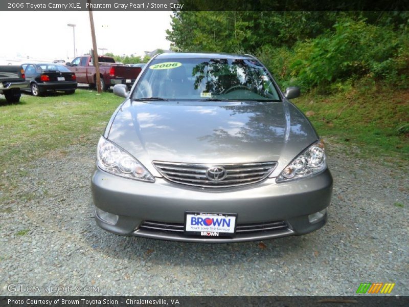 Phantom Gray Pearl / Stone Gray 2006 Toyota Camry XLE