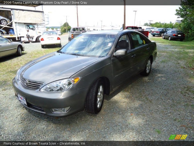 Phantom Gray Pearl / Stone Gray 2006 Toyota Camry XLE