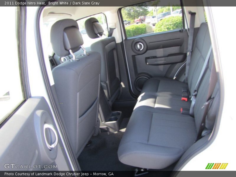 Bright White / Dark Slate Gray 2011 Dodge Nitro Heat