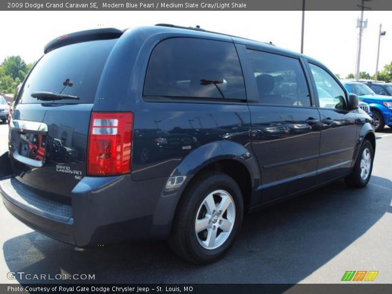 Modern Blue Pearl / Medium Slate Gray/Light Shale 2009 Dodge Grand Caravan SE