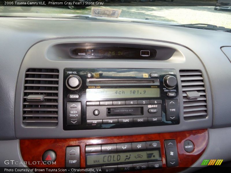 Phantom Gray Pearl / Stone Gray 2006 Toyota Camry XLE