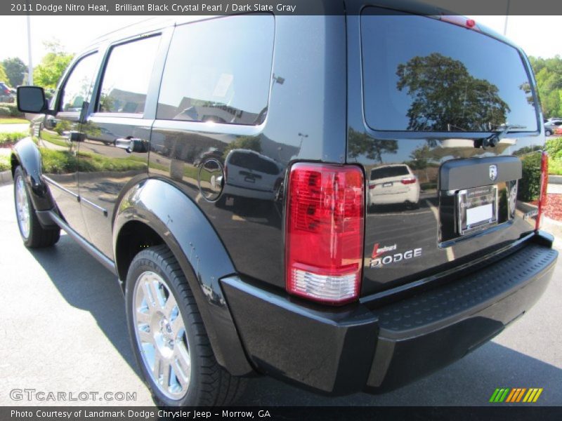 Brilliant Black Crystal Pearl / Dark Slate Gray 2011 Dodge Nitro Heat