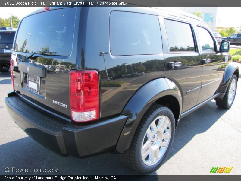 Brilliant Black Crystal Pearl / Dark Slate Gray 2011 Dodge Nitro Heat