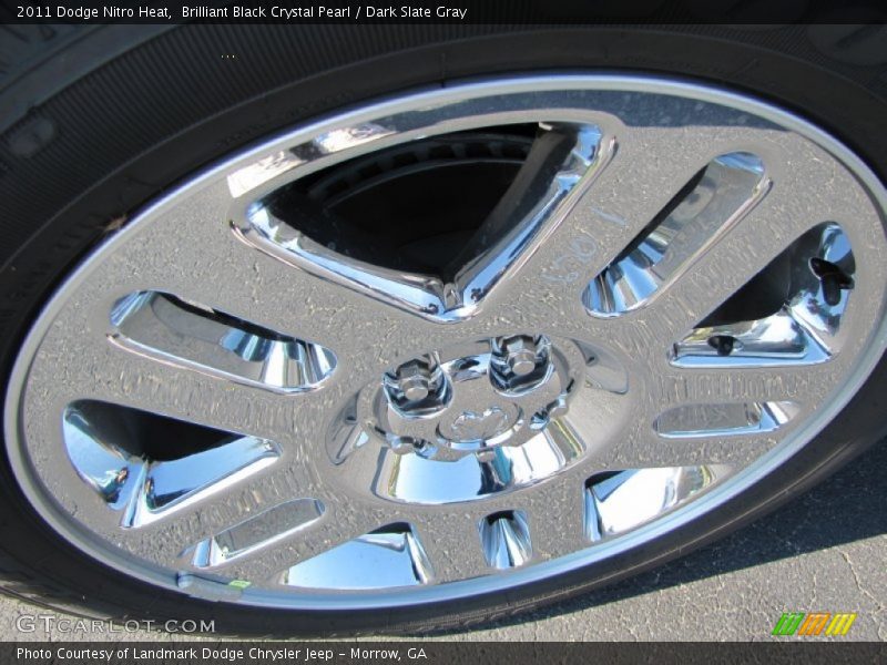Brilliant Black Crystal Pearl / Dark Slate Gray 2011 Dodge Nitro Heat