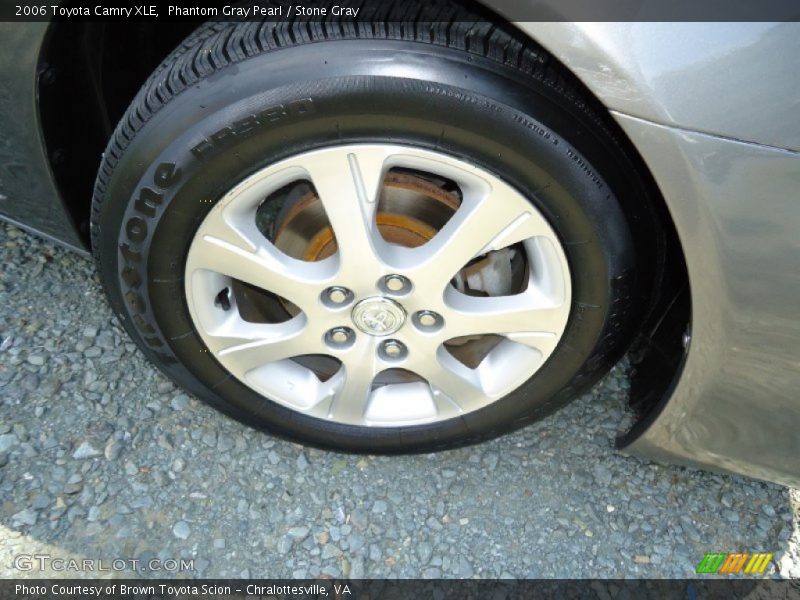 Phantom Gray Pearl / Stone Gray 2006 Toyota Camry XLE