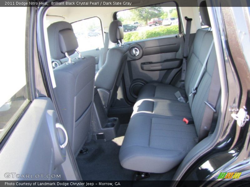 Brilliant Black Crystal Pearl / Dark Slate Gray 2011 Dodge Nitro Heat