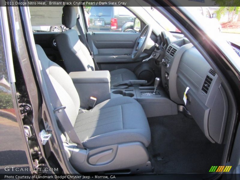 Brilliant Black Crystal Pearl / Dark Slate Gray 2011 Dodge Nitro Heat