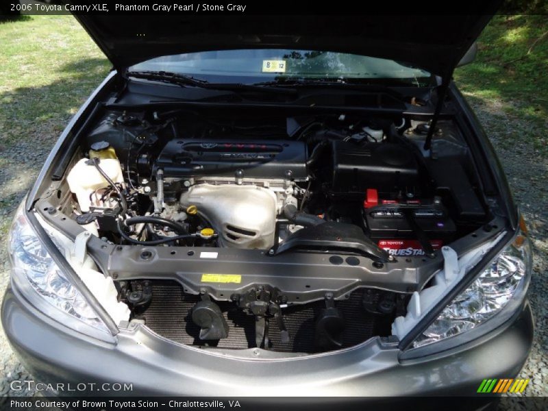 Phantom Gray Pearl / Stone Gray 2006 Toyota Camry XLE