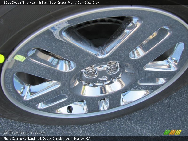 Brilliant Black Crystal Pearl / Dark Slate Gray 2011 Dodge Nitro Heat