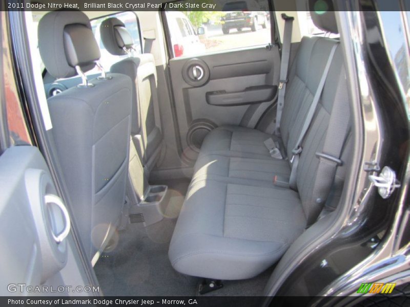 Brilliant Black Crystal Pearl / Dark Slate Gray 2011 Dodge Nitro Heat