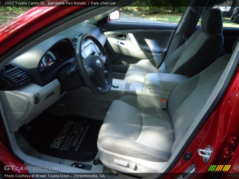 Barcelona Red Metallic / Dark Charcoal 2007 Toyota Camry SE