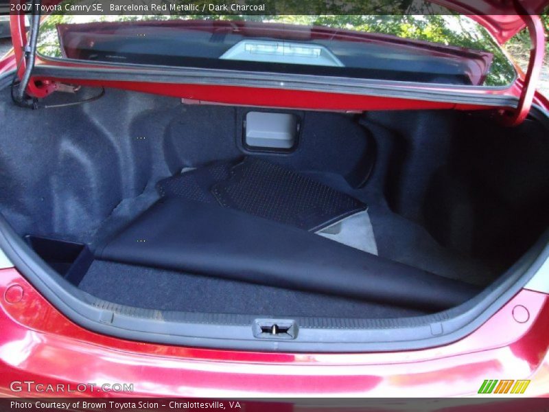 Barcelona Red Metallic / Dark Charcoal 2007 Toyota Camry SE