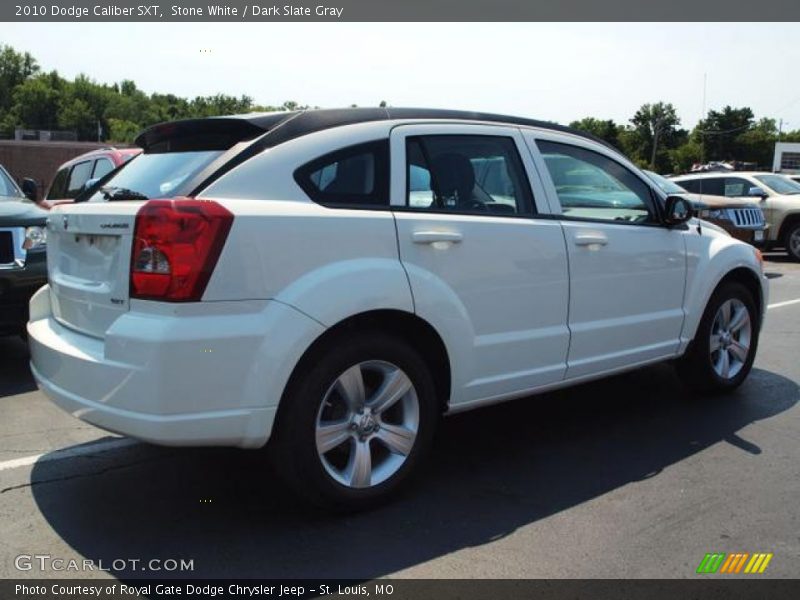 Stone White / Dark Slate Gray 2010 Dodge Caliber SXT