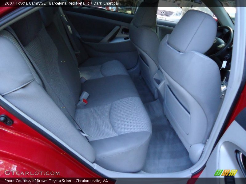 Barcelona Red Metallic / Dark Charcoal 2007 Toyota Camry SE