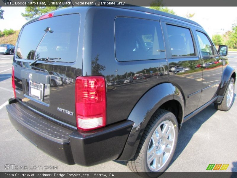 Brilliant Black Crystal Pearl / Dark Slate Gray 2011 Dodge Nitro Heat