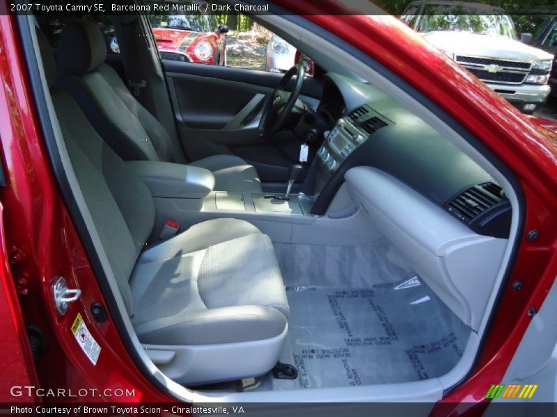 Barcelona Red Metallic / Dark Charcoal 2007 Toyota Camry SE