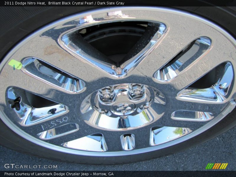 Brilliant Black Crystal Pearl / Dark Slate Gray 2011 Dodge Nitro Heat