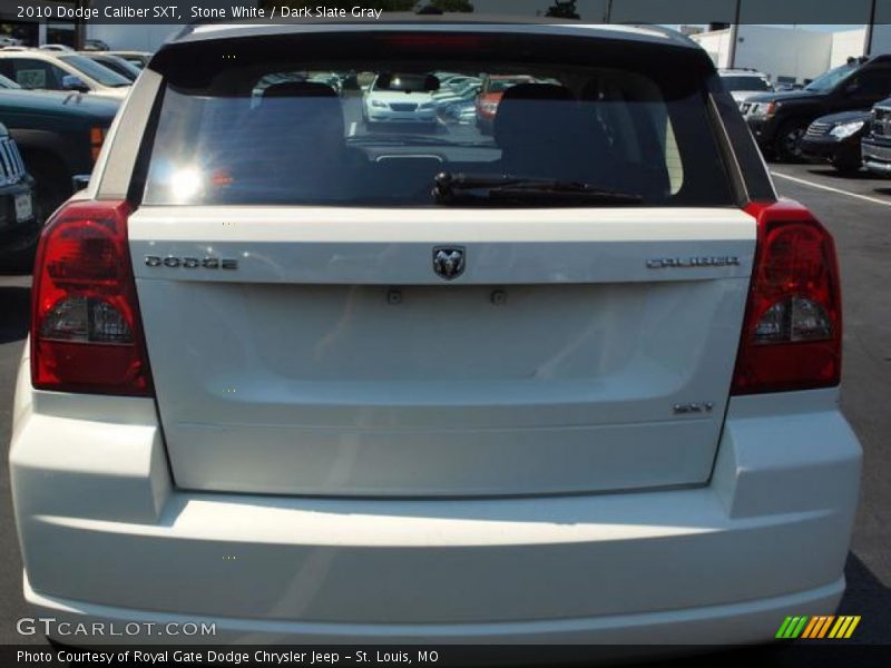 Stone White / Dark Slate Gray 2010 Dodge Caliber SXT