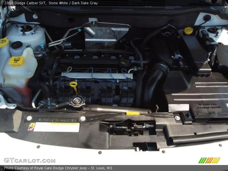Stone White / Dark Slate Gray 2010 Dodge Caliber SXT