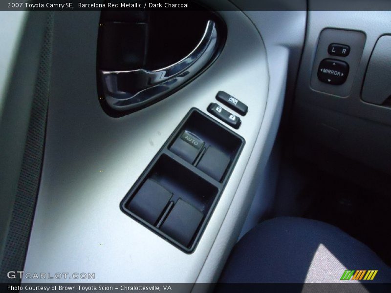 Barcelona Red Metallic / Dark Charcoal 2007 Toyota Camry SE