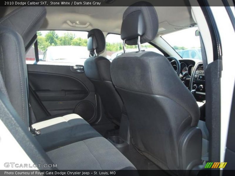 Stone White / Dark Slate Gray 2010 Dodge Caliber SXT