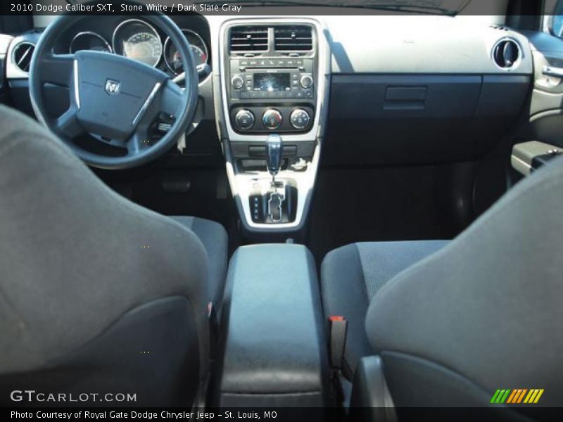 Stone White / Dark Slate Gray 2010 Dodge Caliber SXT