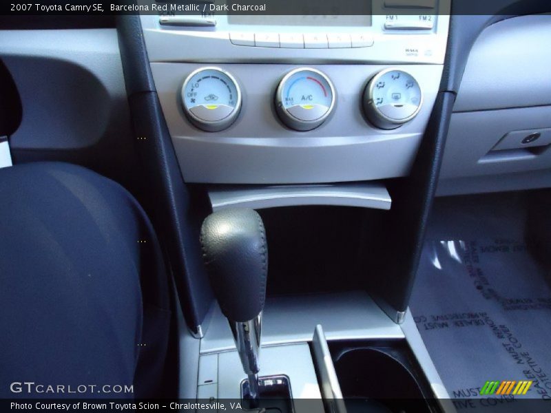 Barcelona Red Metallic / Dark Charcoal 2007 Toyota Camry SE