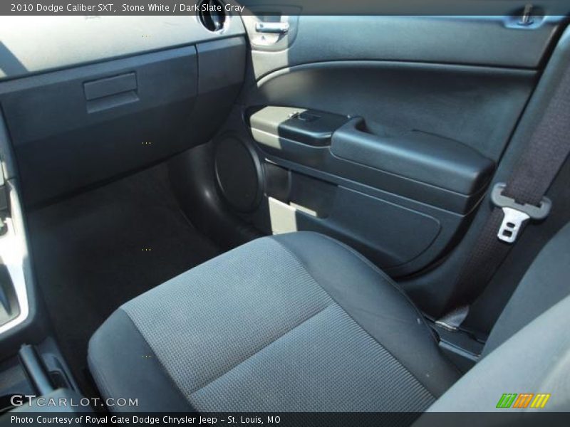 Stone White / Dark Slate Gray 2010 Dodge Caliber SXT