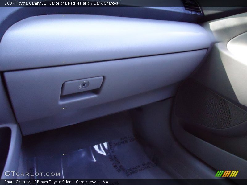 Barcelona Red Metallic / Dark Charcoal 2007 Toyota Camry SE