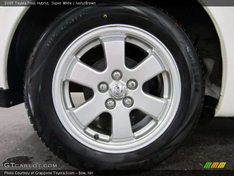 Super White / Ivory/Brown 2005 Toyota Prius Hybrid