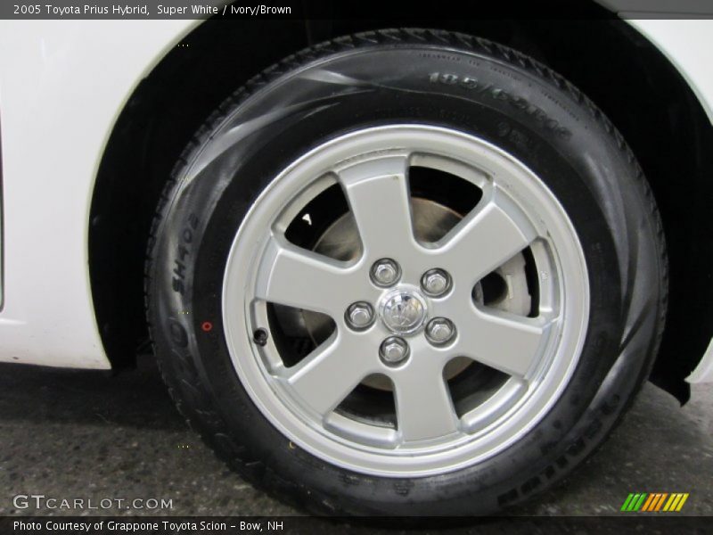 Super White / Ivory/Brown 2005 Toyota Prius Hybrid