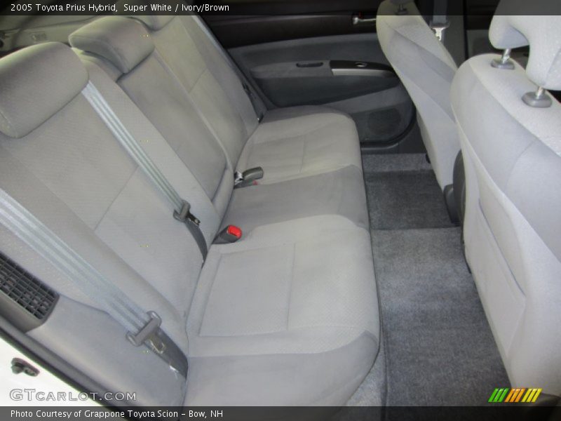 Super White / Ivory/Brown 2005 Toyota Prius Hybrid