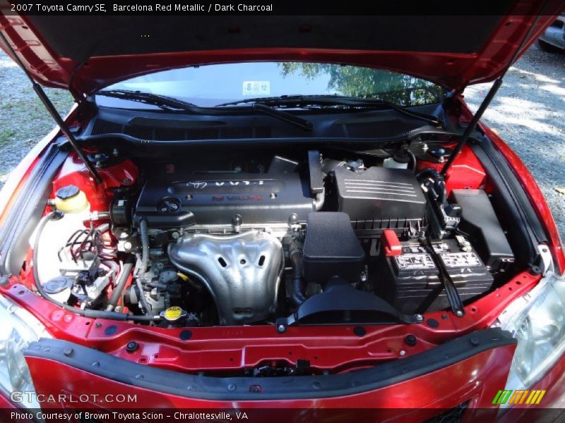 Barcelona Red Metallic / Dark Charcoal 2007 Toyota Camry SE