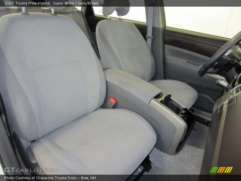 Super White / Ivory/Brown 2005 Toyota Prius Hybrid