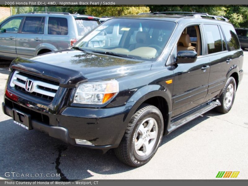 Nighthawk Black Pearl / Saddle 2006 Honda Pilot EX-L 4WD