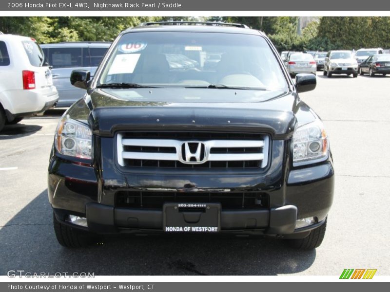 Nighthawk Black Pearl / Saddle 2006 Honda Pilot EX-L 4WD