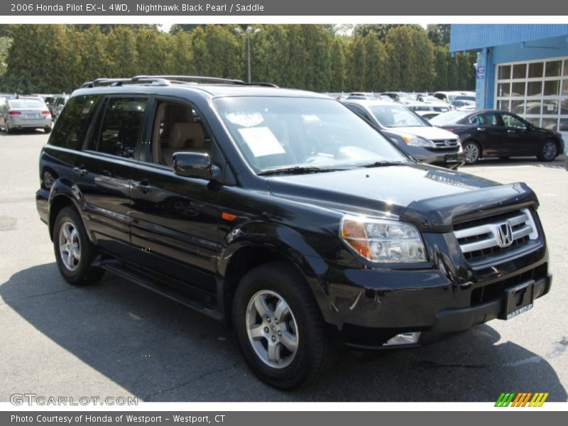 Nighthawk Black Pearl / Saddle 2006 Honda Pilot EX-L 4WD