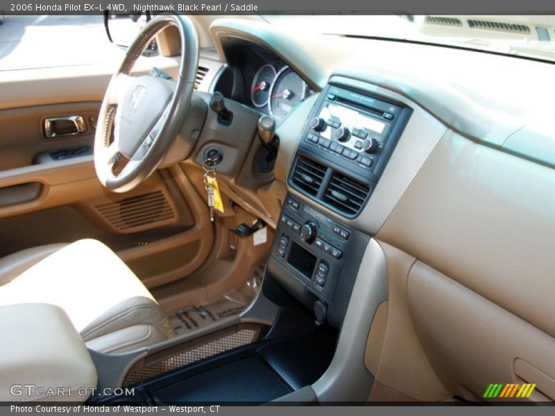 Nighthawk Black Pearl / Saddle 2006 Honda Pilot EX-L 4WD