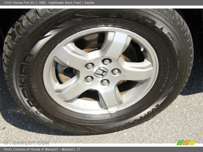 Nighthawk Black Pearl / Saddle 2006 Honda Pilot EX-L 4WD