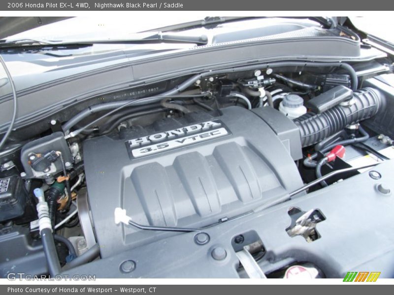 Nighthawk Black Pearl / Saddle 2006 Honda Pilot EX-L 4WD