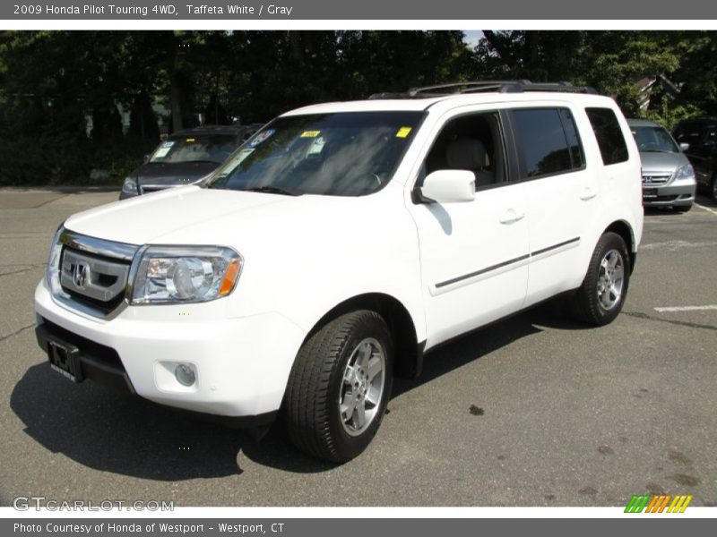 Taffeta White / Gray 2009 Honda Pilot Touring 4WD