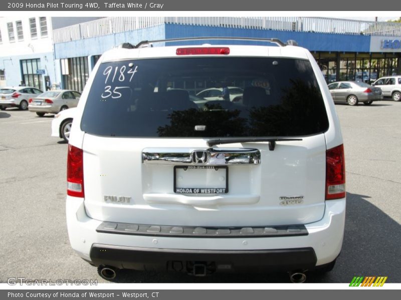 Taffeta White / Gray 2009 Honda Pilot Touring 4WD