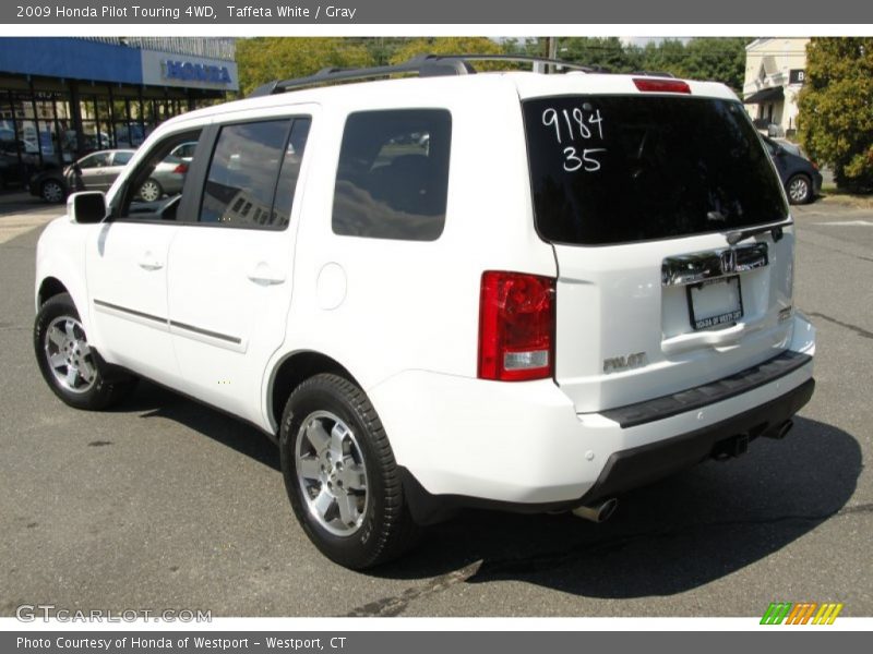 Taffeta White / Gray 2009 Honda Pilot Touring 4WD