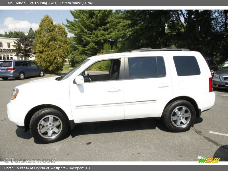 Taffeta White / Gray 2009 Honda Pilot Touring 4WD