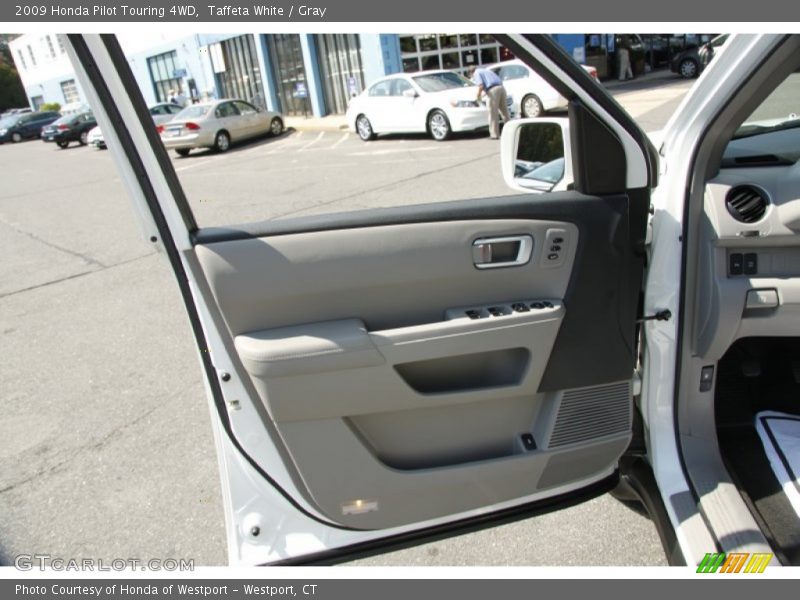 Taffeta White / Gray 2009 Honda Pilot Touring 4WD